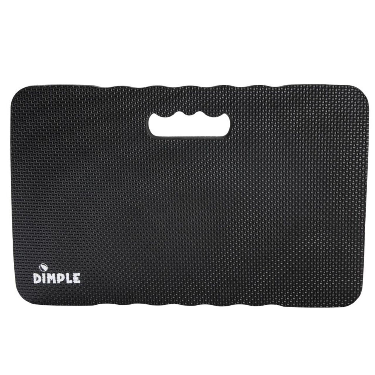 Dimple Thick Foam Kneeling Pad 1.5" Black Gardening Bath Yoga Mat 17.8X11"